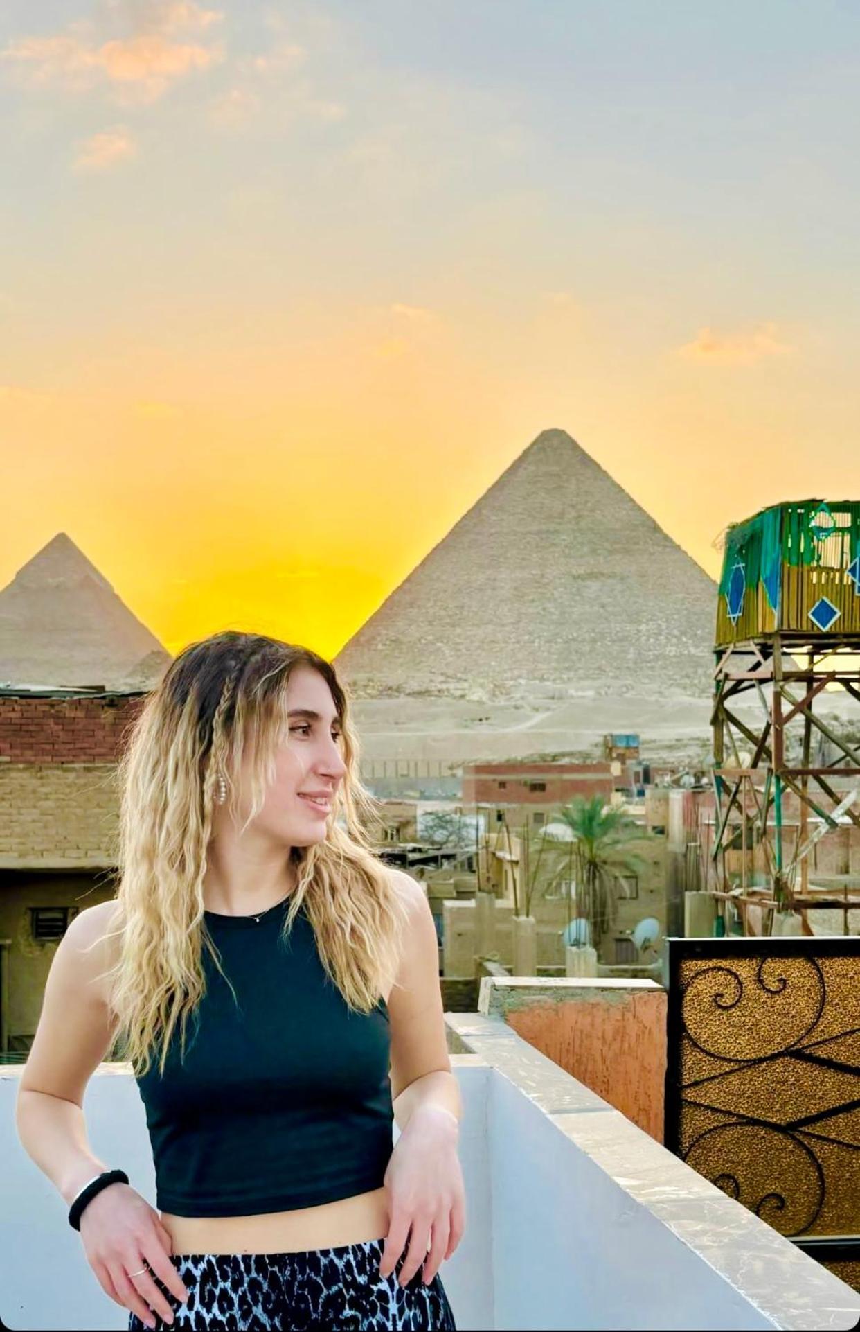 Appartement Horus Pyramids View à Le Caire Extérieur photo