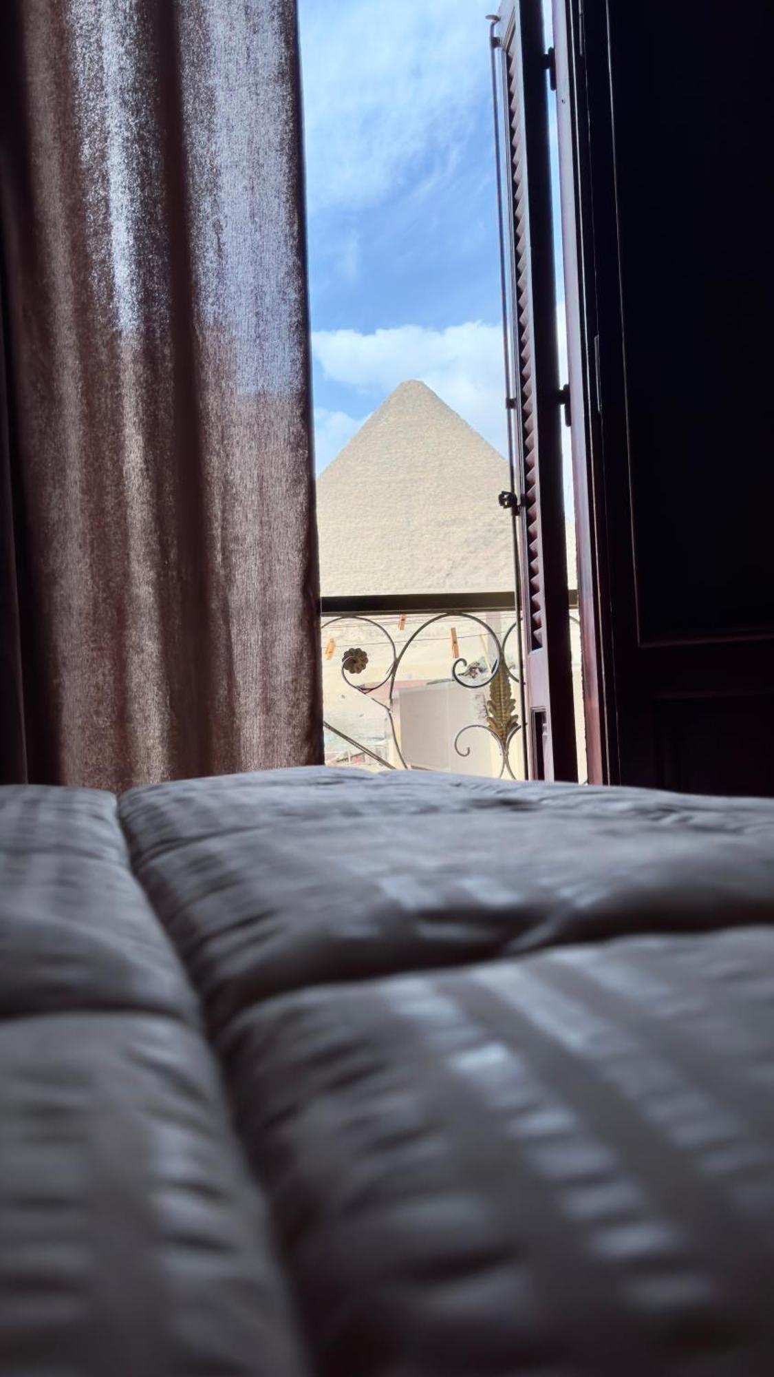 Appartement Horus Pyramids View à Le Caire Extérieur photo